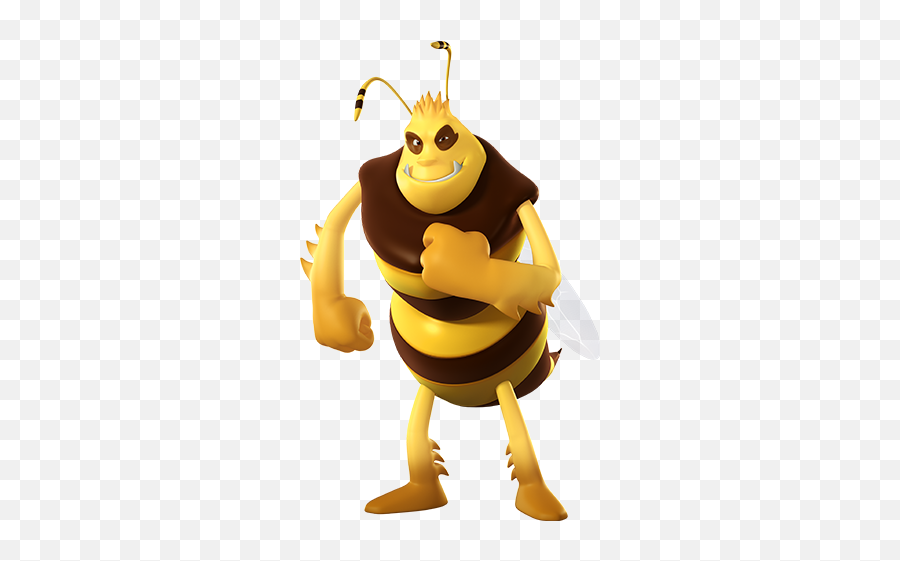 Bee Clipart - Maya The Bee Hornet Emoji,Bee Emoticon