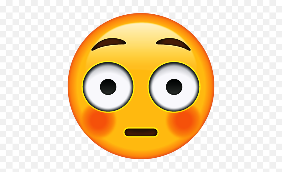 Blushing Emoji - Flushed Emoji Transparent Background,Tickle Emoji
