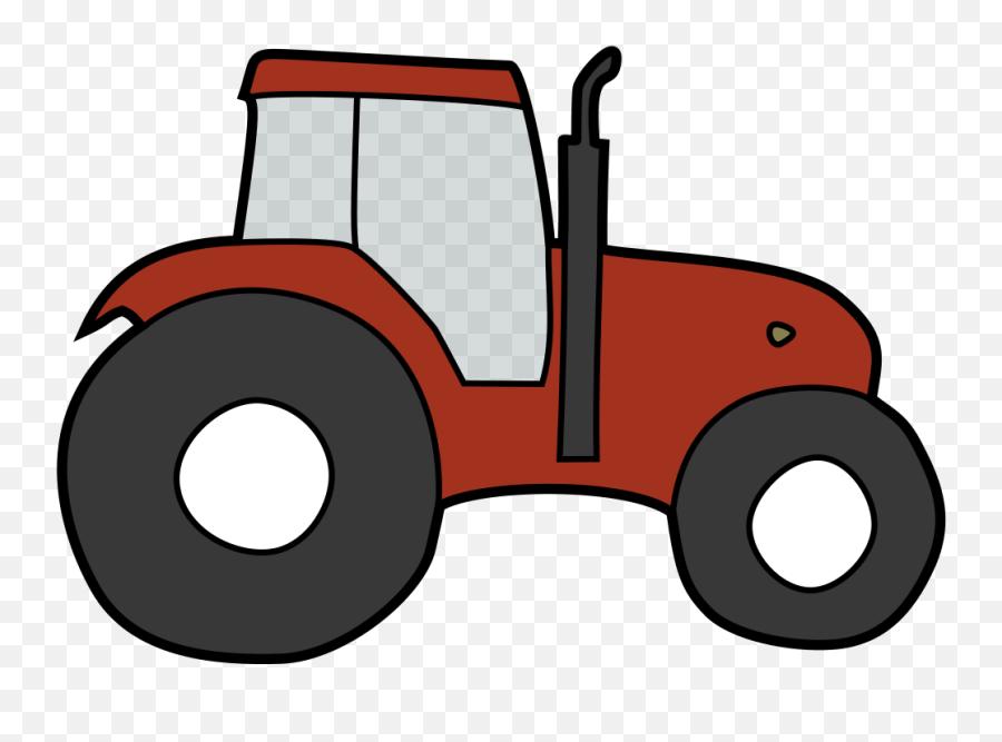 Tractor Vehicle Vector Clipart Image - Traktor Clipart Emoji,Pretty Please Emoji