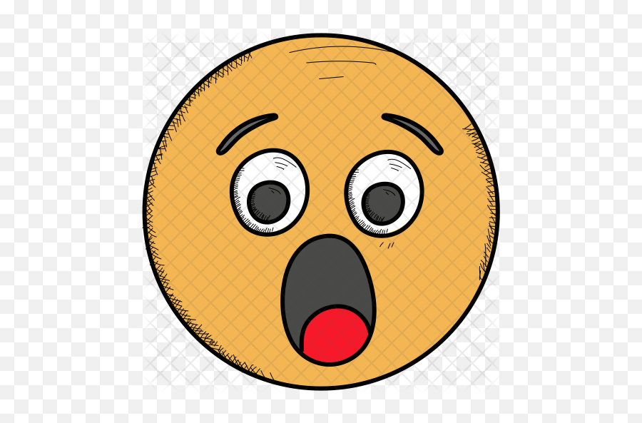Astonished Emoji Icon Of Colored - Circle,Astonished Face Emoji