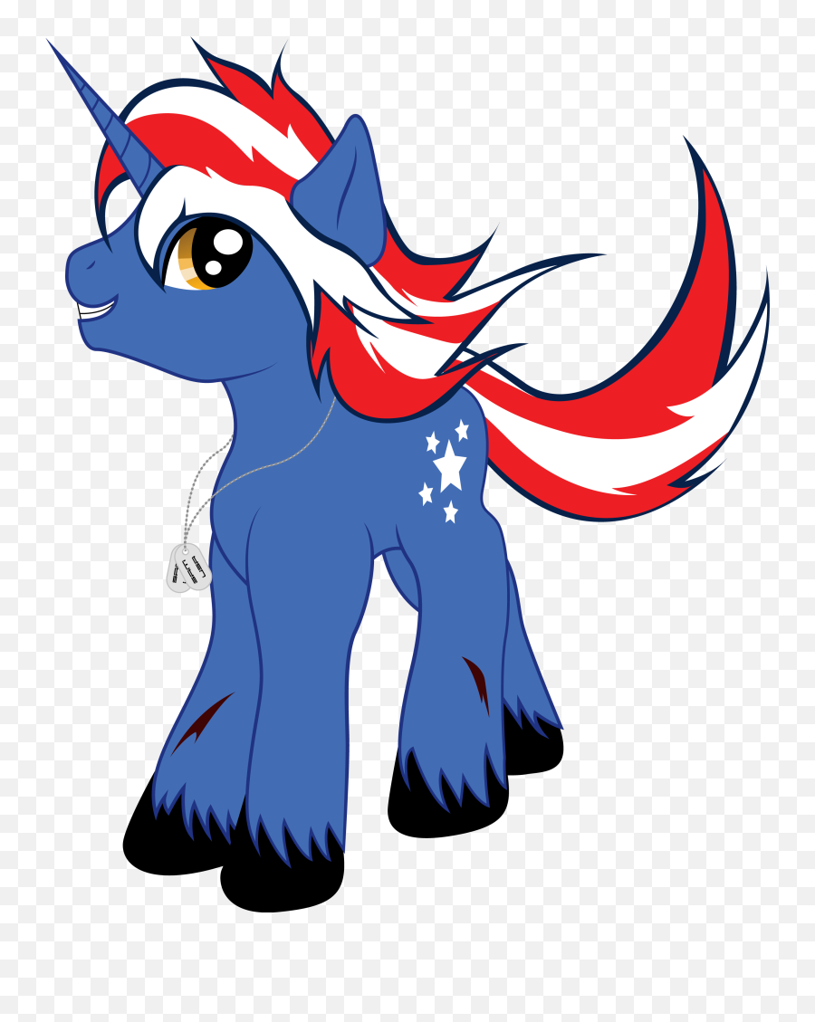 Ponified Uncle Sam By Spiritofthwwolf - Pony Emoji,Uncle Sam Emoji