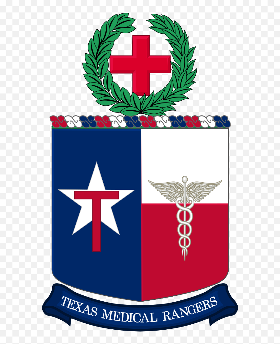 Texas Medical Brigade Coat Of Arms - Texas State Guard Medical Brigade Logo Emoji,Texas Flag Emoticon