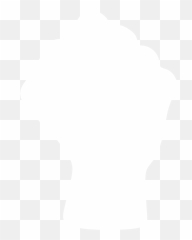 Freedom Clipart Fist - Silhouette White Emoji
