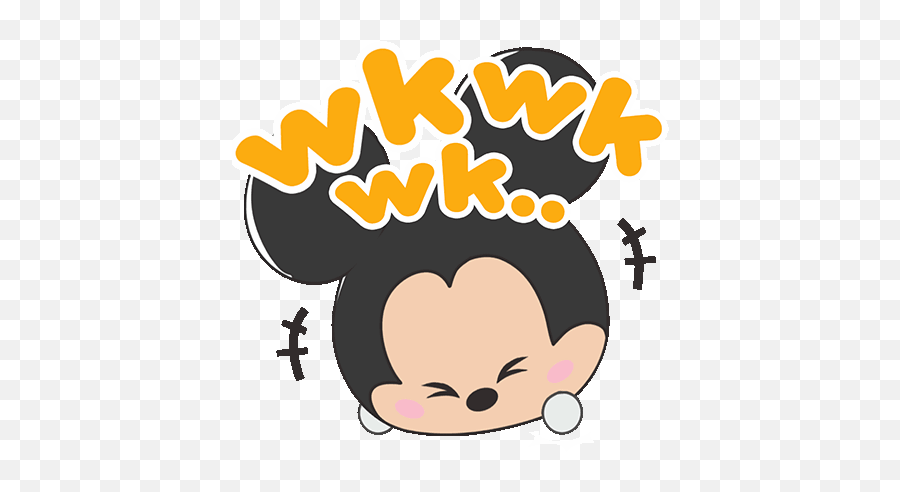 Disney Tsum Tsum Line Sticker - Disney Tsum Tsum Gif Emoji,Emoticon Pervertido