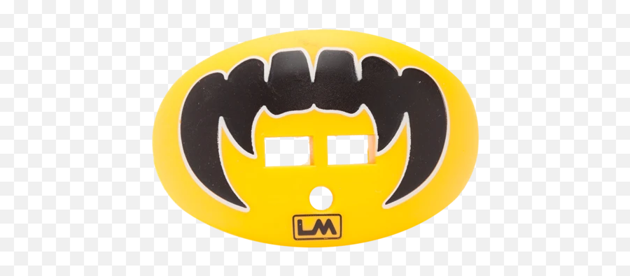 Yellow Vampire Fang Football Mouthpiece - Vampire Emoji,Vampire Text Emoticon