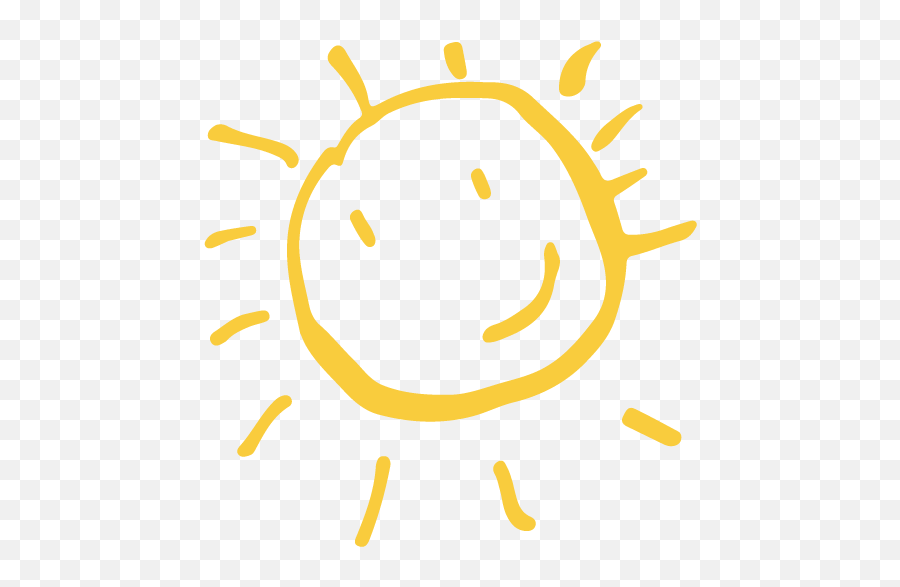Doodle Sun Png Picture - Yellow Sun Doodle Transparent Emoji,Sun Emoticon