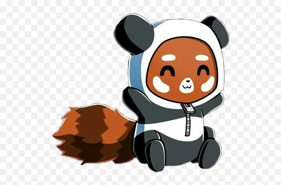 Freetoedit Cute Kawaii Redpanda Panda Costume - Kawaii Red Panda Panda Emoji,Red Panda Emoji