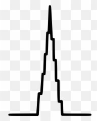 Dubai Tower Svg Png Icon Free Download - Burj Khalifa Drawing Easy Emoji