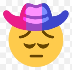 Emoji Mashup Bot Cowboy,Bisexual Flag Emoji