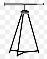 Telescope Sky Astronomy Gazing - Tripod Clipart Emoji,Telescope Emoji