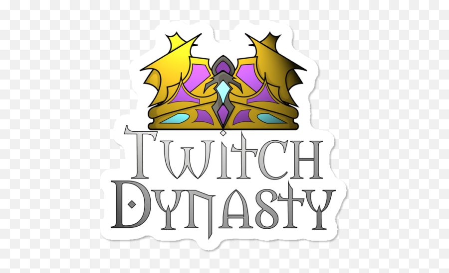 Twitch Dynasty Sticker - Clip Art Emoji,Twitch Logo Emoji