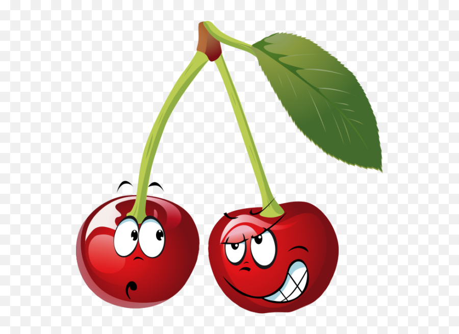 Cherry Clipart Cerry Cherry Cerry - Cherry Cartoon Clipart Emoji,Cherry Pie Emoji