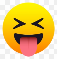 Emoji Face That Squints With The - Smiley,Sweating Laughing Emoji
