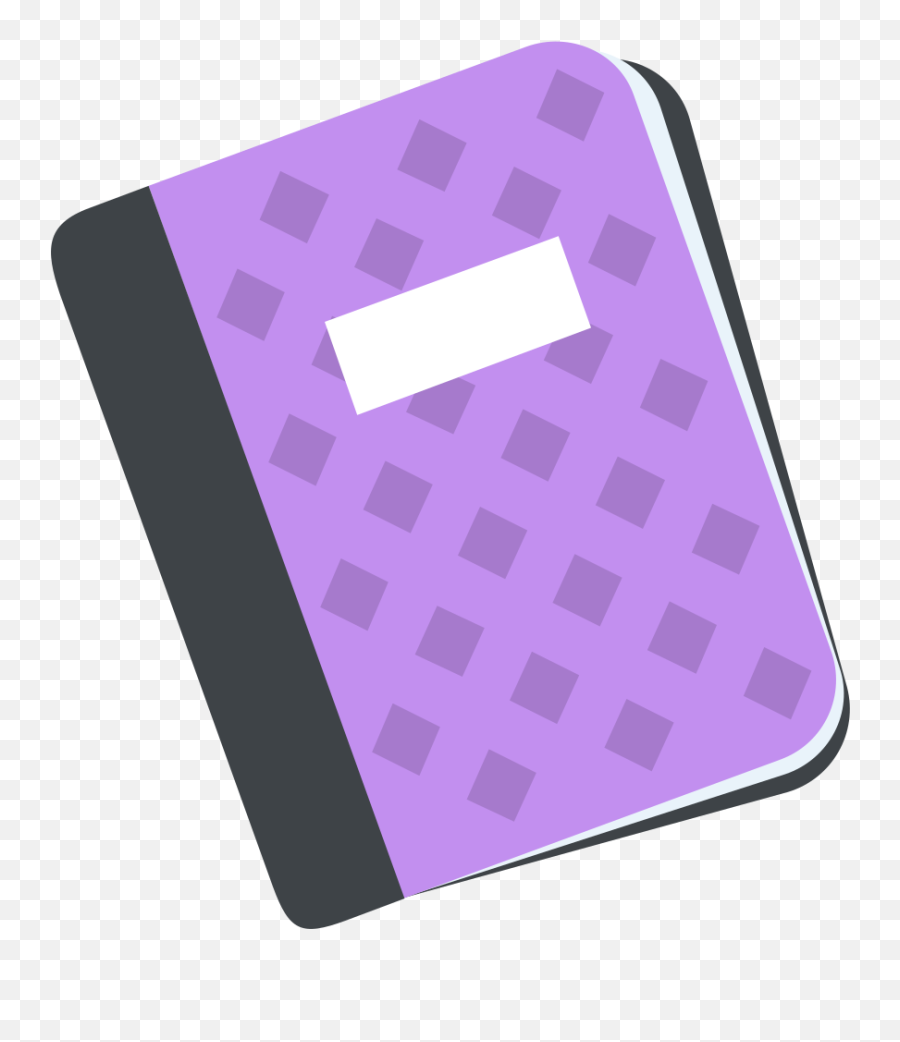 Emojione 1f4d4 - Emoji Notebook Png,Purple Emoji