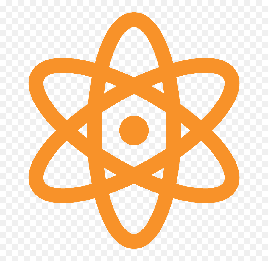 Atom Symbol Emoji Clipart - White Science Icon Png,Om Emoji