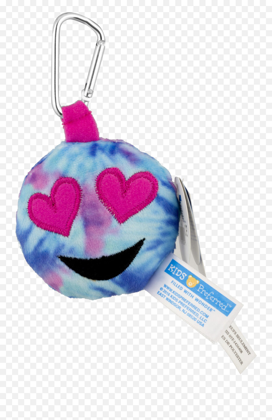 Emoji Bean Bag Tie Dye Heart Eye - Happy,Emoji Christmas Ornaments