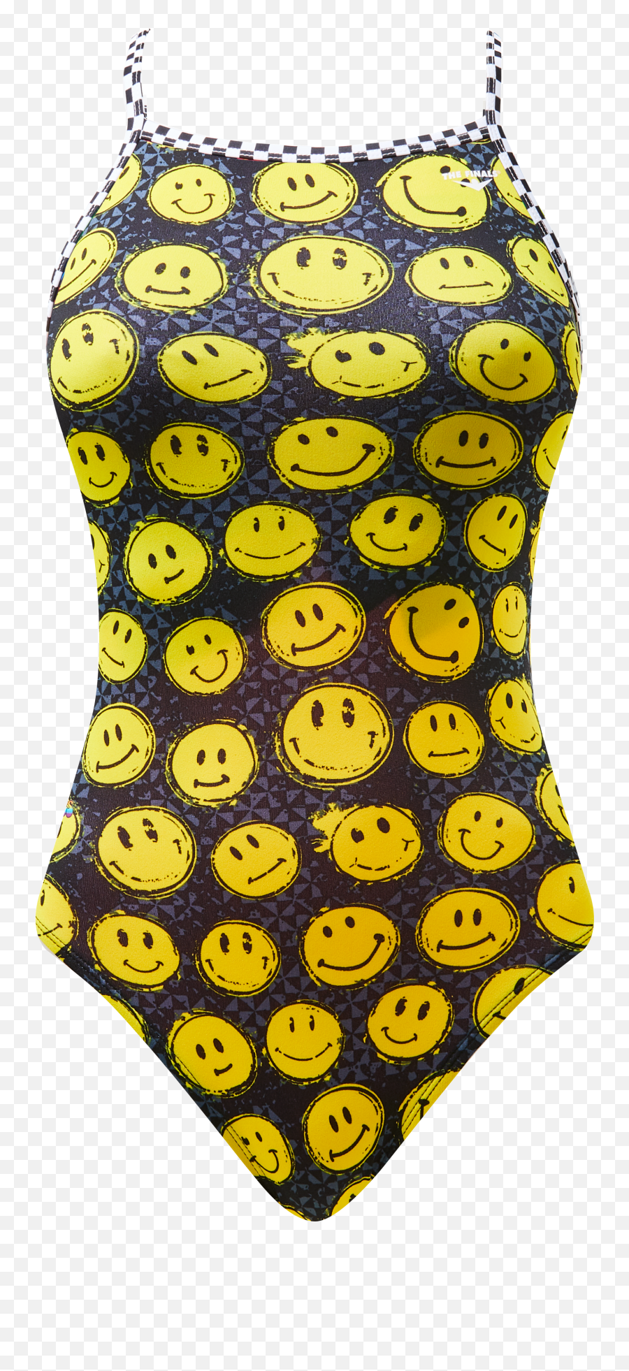 Girlsu0027 Rainbow Roar Funnies Flutterback Swimsuit The Finals - Happy Emoji,C Emoticon