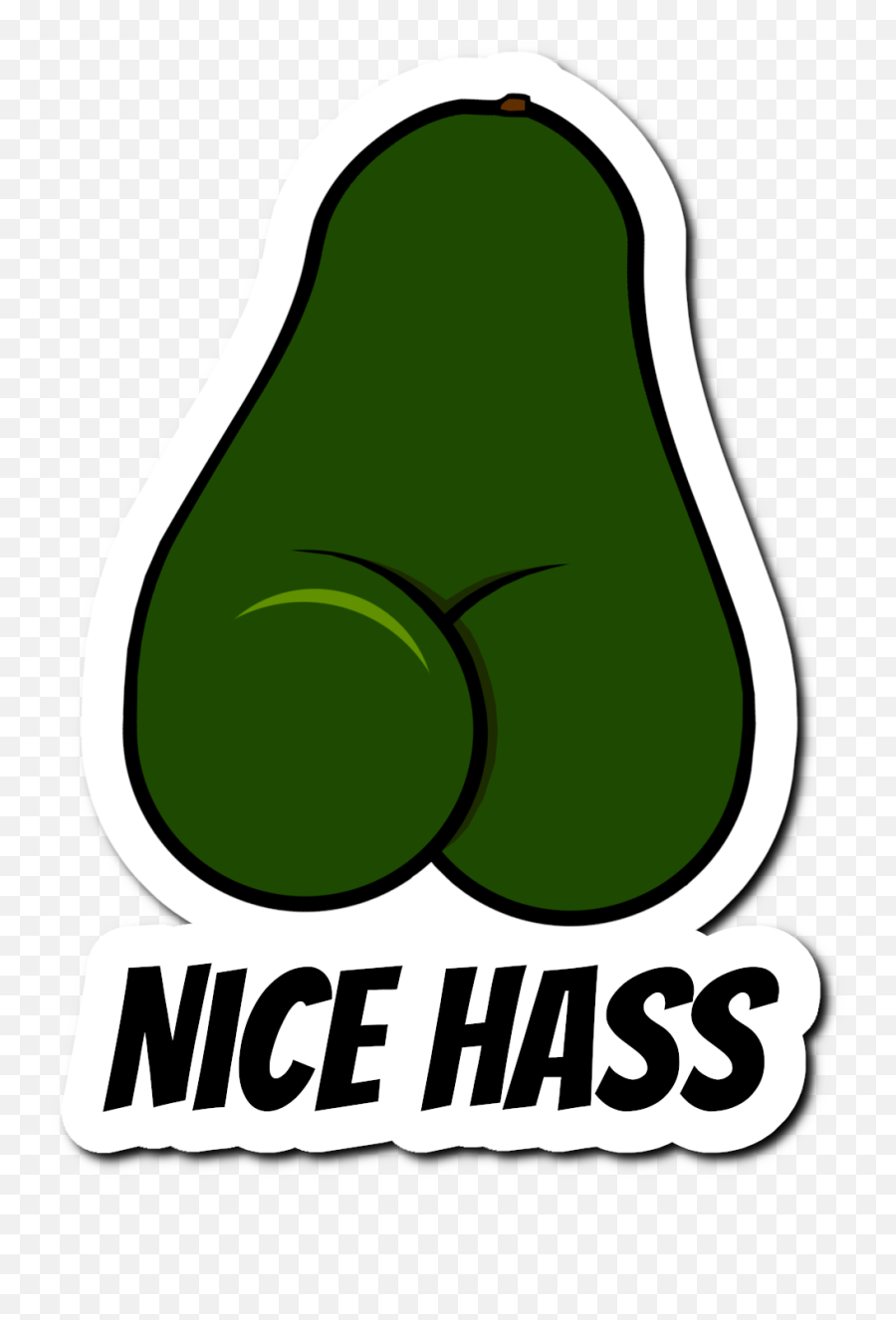 Nice Hass Stickers - Big Emoji,Shark Emoji Text
