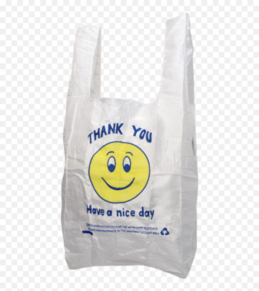 Have A Nice Day Bag Png Png Image With - Plastic Shopping Bag Thank You Png Emoji,Thanks Emoticon