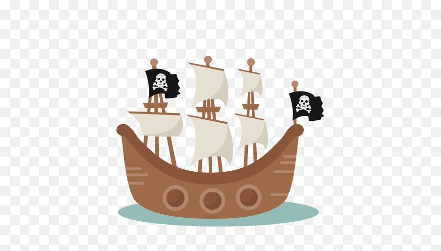 Background Clipart Pirate Ship Background Pirate Ship - Cute Pirate Ship Clipart Emoji,Pirate Ship Emoji