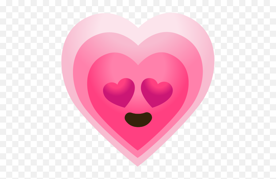 Girly Emoji,Huge Heart Emoji