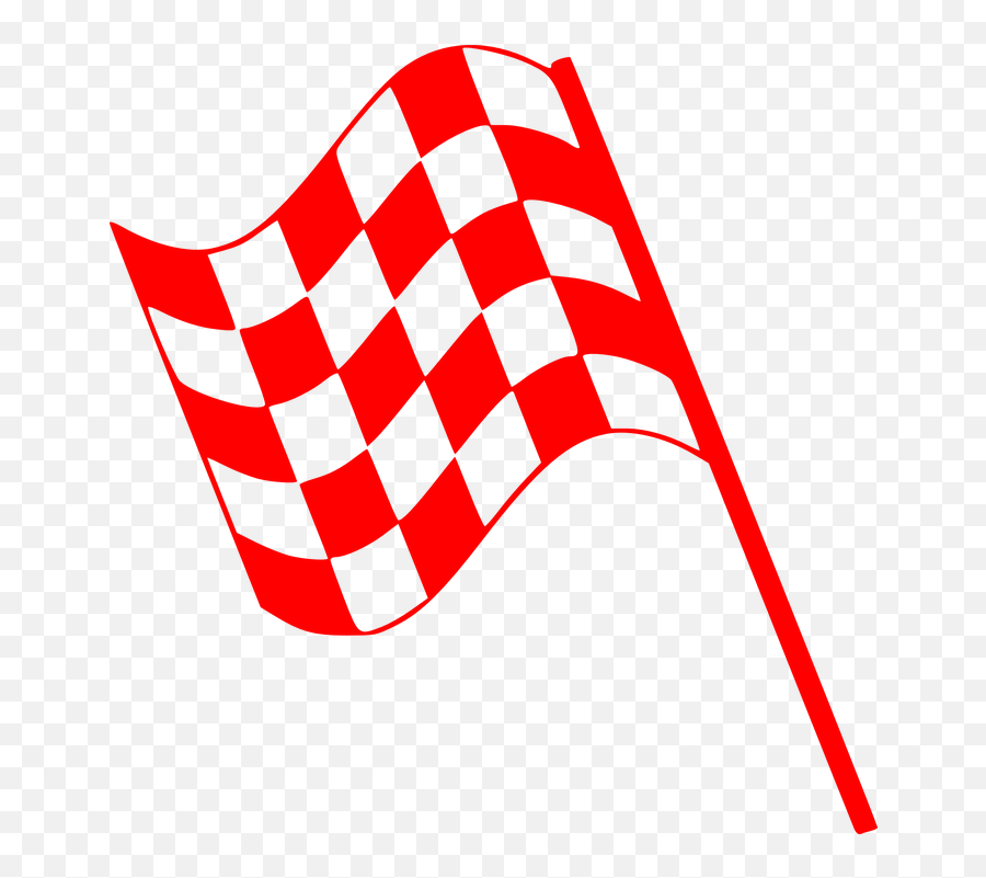 Checkered Flag Race Start - Racing Red Checkered Flag Emoji,Race Flag Emoji