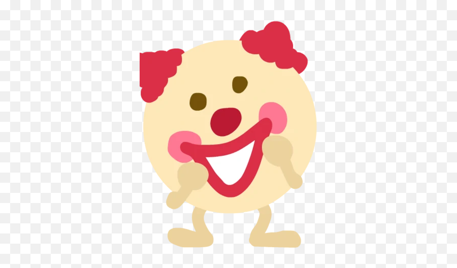 Clown Emoji - Clip Art,Red Hair Emoji