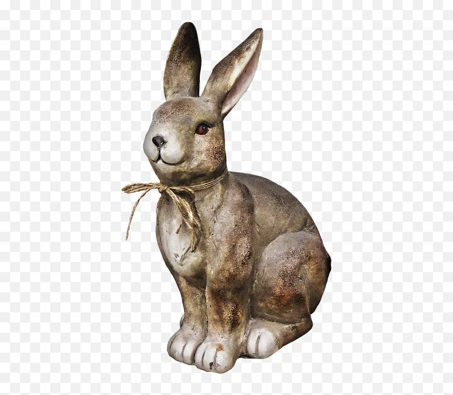 Hare Figure Ceramic - Domestic Rabbit Emoji,Dancing Twins Emoji