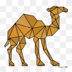How To Draw Camel Geometric Animals - Animal Geometry Drawing Emoji,Camel Emoji