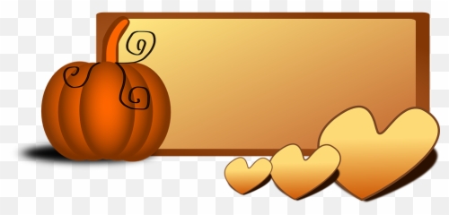 Free Orange Heart Images - November Birthday Clipart Emoji