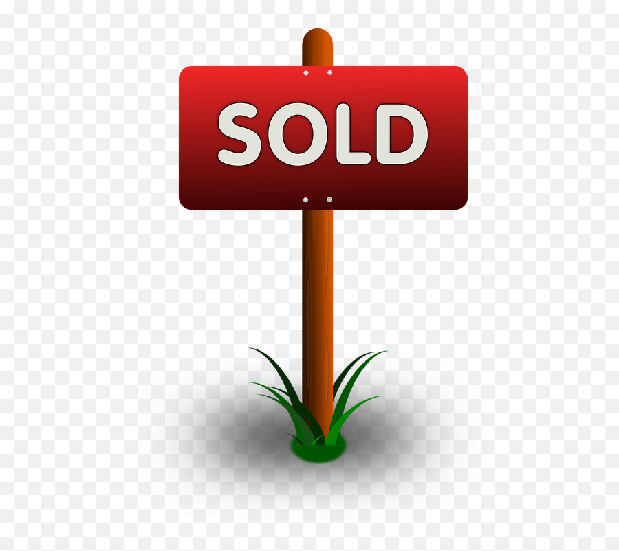 Realtor Sign Sold Real - Sold Sign Clipart Emoji,Real Estate Emojis