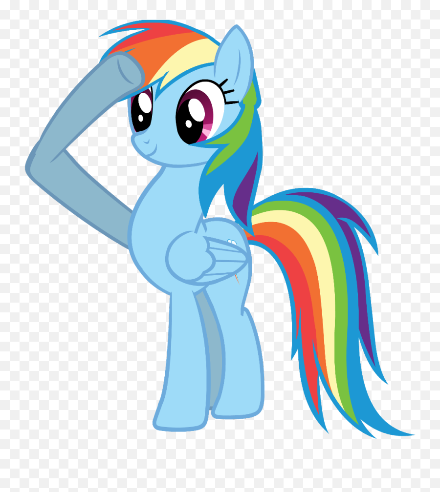 Rainbow Dash Salutes To You Salute Mlp Mylittlepony Rai - Mlp Sassaflash Emoji,Saluting Emoji