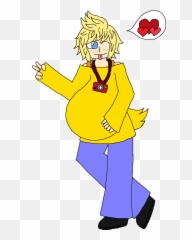 Here Have A Pregnant Prompto Hes - Cartoon Emoji,Pregnant Emoji App