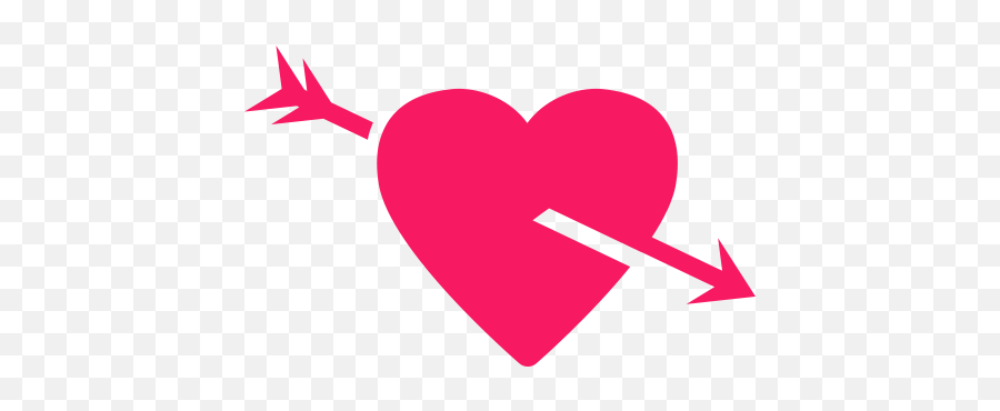 Iconos De Corazones Cupidos Y Figuras - Heart Arrow Symbol Emoji,Emoji Corazon Roto