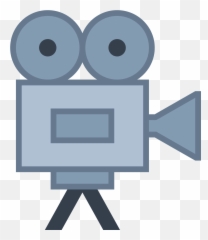 This Logo Indicates A Movie Projector - Cartoon Emoji