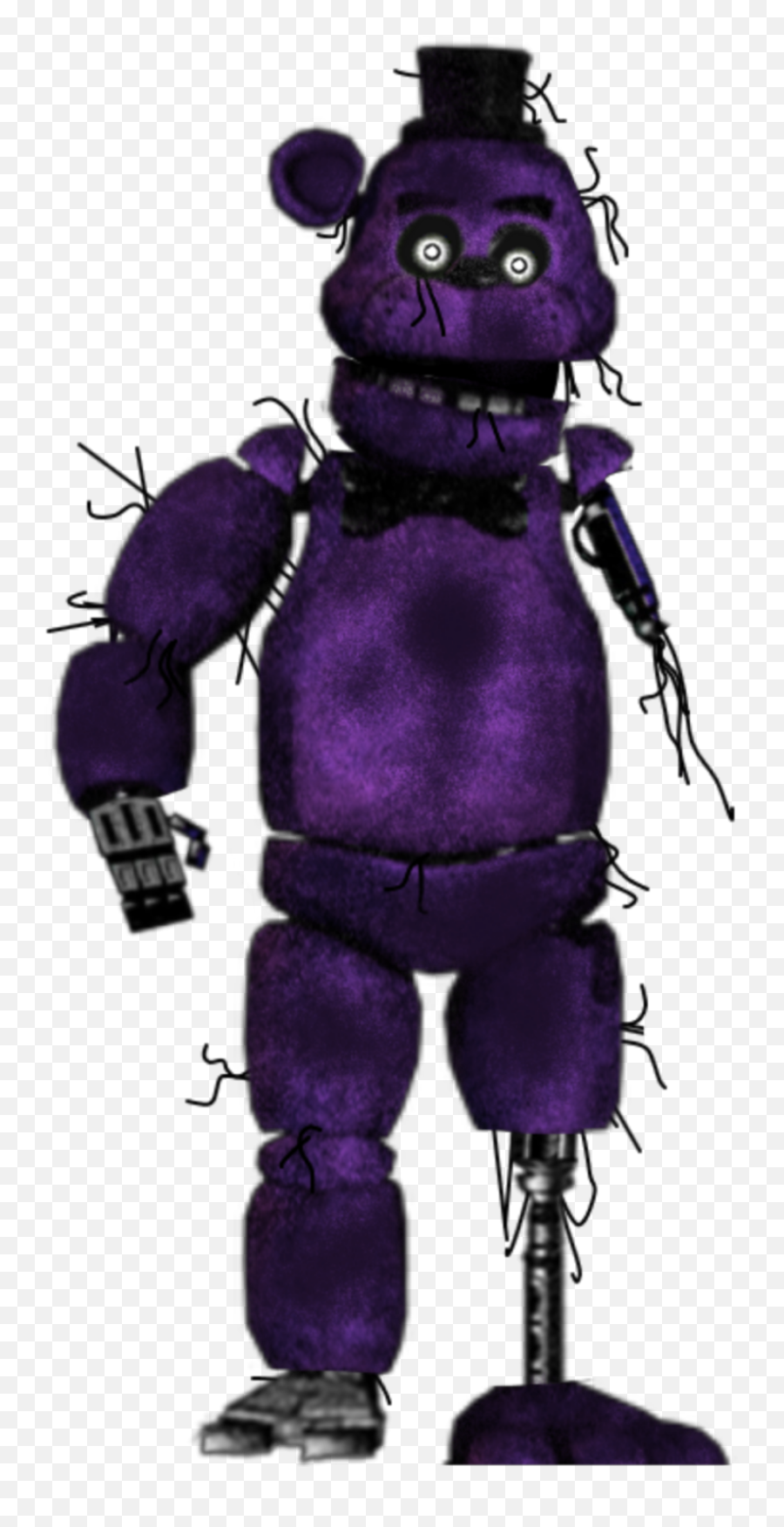 Freetoedit Forgotten Purple Freddy - Plush Emoji,Purple Robot Emoji