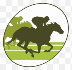Horse Racing Equine - Silhouette Png Emoji