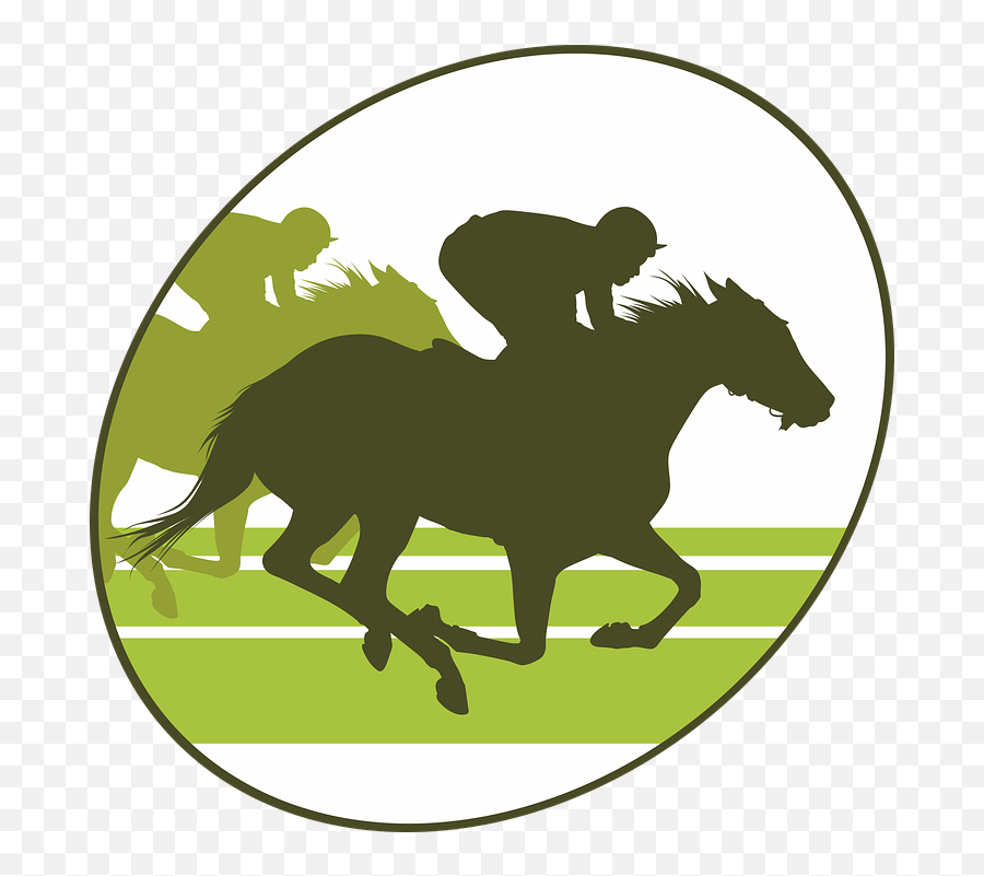 Horse Racing Equine - Horse Racing Silhouette Png Emoji,Speed Racer Emoji