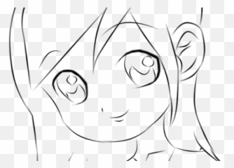 Winking Eye Sketch At Paintingvalley - Easy Cartoon Girl Drawing Emoji