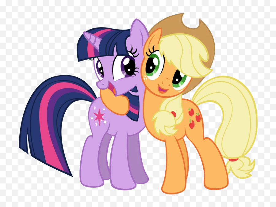 Page 35 - My Little Pony Applejack And Twilight Sparkle Emoji,Apple Hug Emoji