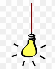 Light Bulb Free Lightbulb Clipart 2 - Art Hanging Emoji