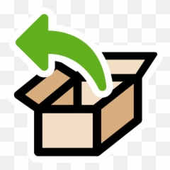 Box And Arrow - Extract Clipart Emoji