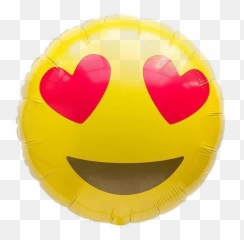 CLEARANCE 45cm Emoji Face u0026 Love Heart Eyes - Smiley Clin D Oeil