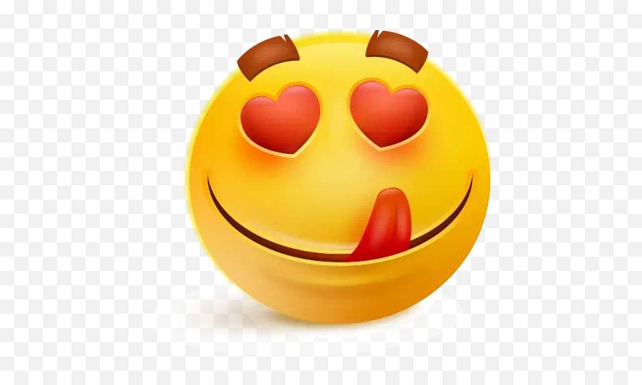 Heart Eyes Emoji Png Pic Png Mart - Smiley,Broken Heart Emoji Png