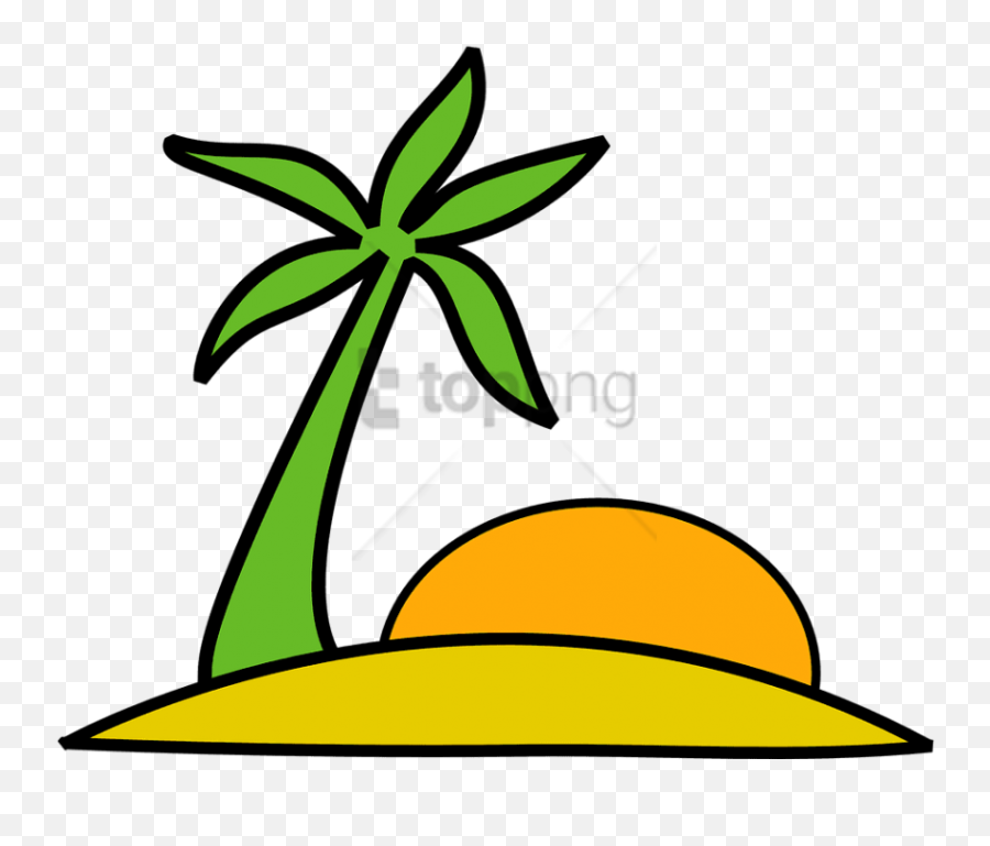 Island Clip Art - Island Clip Art Emoji,Jackass Emoji