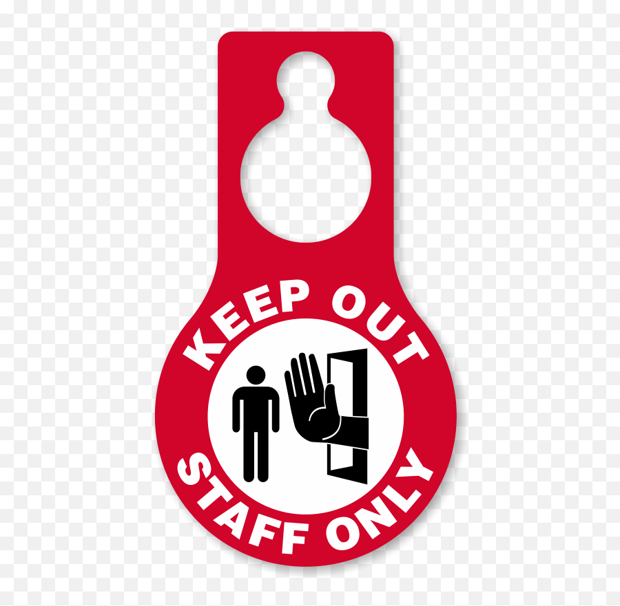 Clipart Door Door Holder Clipart Door - Keep Out Staff Only Emoji,No Entry Emoji