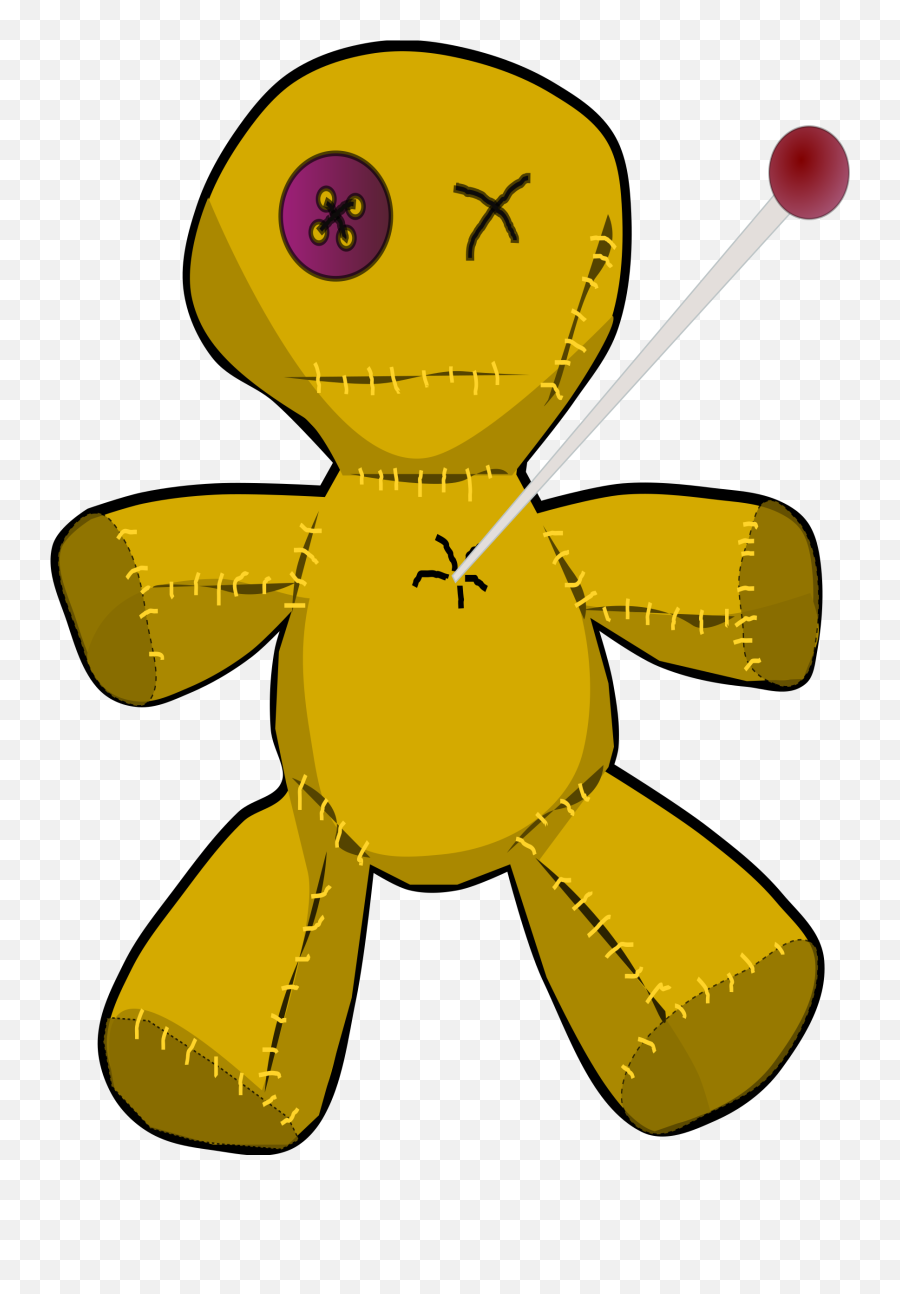 Transparent Voodoo Doll Clipart - Voodoo Doll Cartoon Png Emoji,Doll Emoji