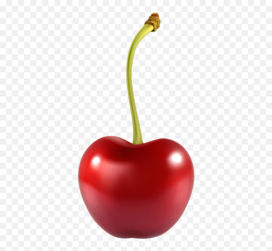 One Cherry Clipart - Cherry Clipart Png Emoji,Cherries Emoji