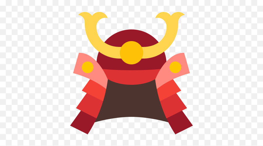 Samurai Helmet Icon - Samurai Helmet Clipart Emoji,Emoji Samurai