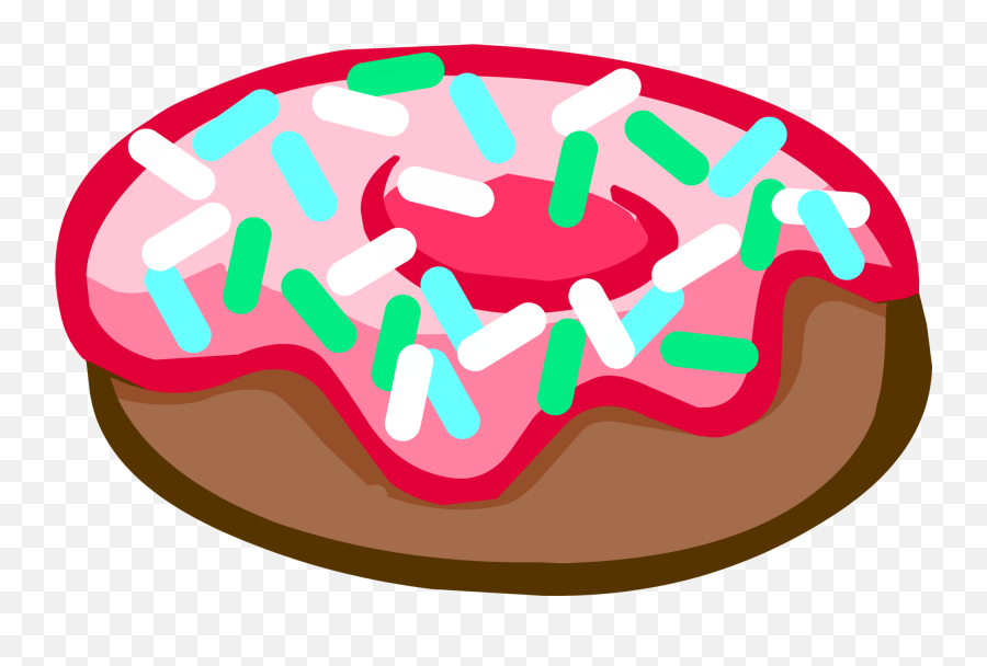 Jelly Donut Clipart - Png Download Full Size Clipart Club Penguin Donut Emoji,Jello Emoji